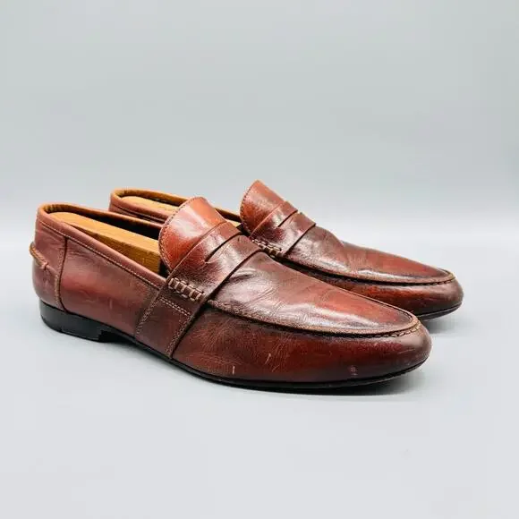 M. Gemi | Shoes | M Gemi Loafers Mens 85 Brown Leather Penny  display picture 1